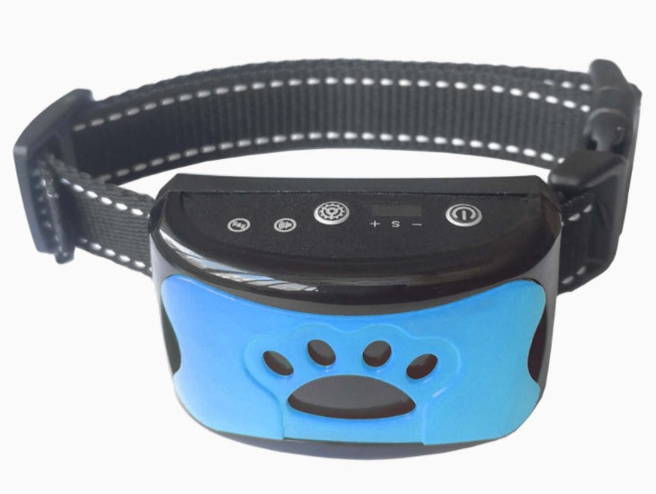 Collier de dressage pour chien, étanche, électrique, télécommande, rechargeable, anti-aboiement, avec son de vibration et de choc